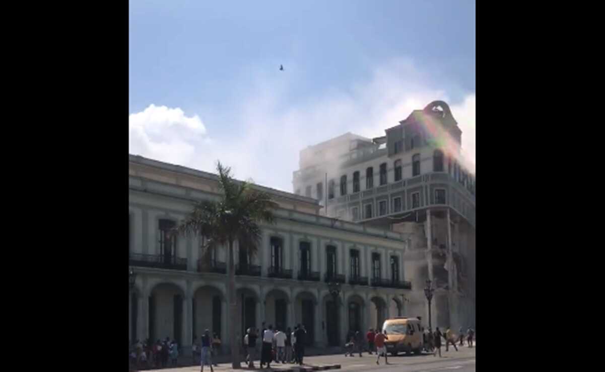 VIDEO. Así se vio la explosión del Hotel Saratoga en La Habana, Cuba