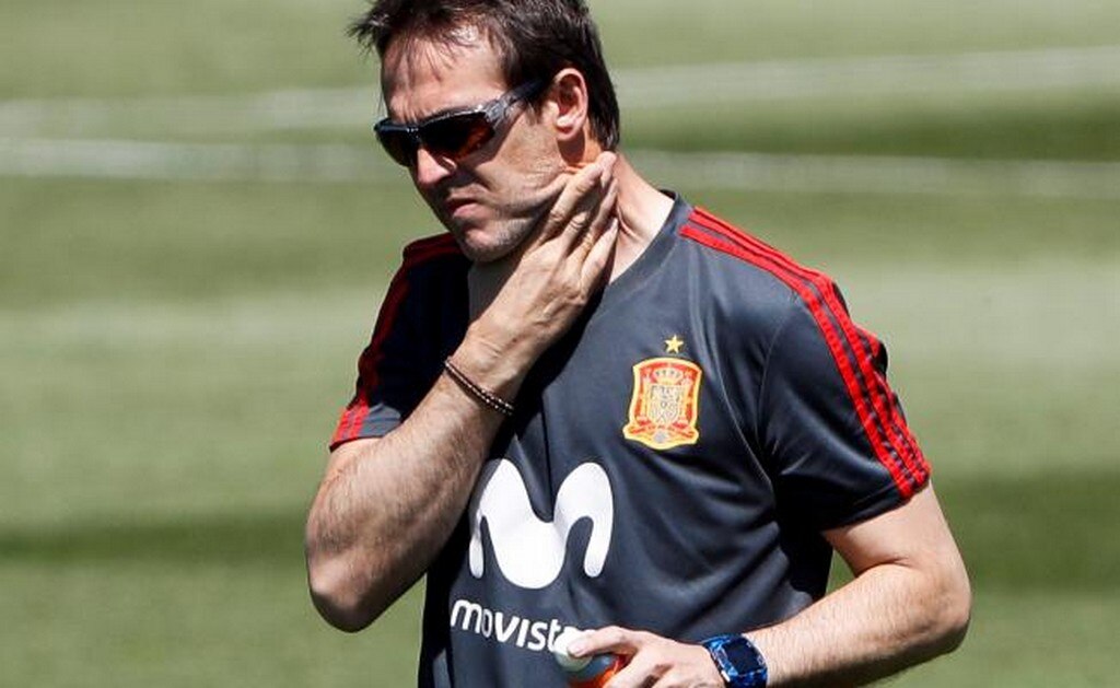 Lopetegui es cesado de la Selección Española por fichar con el Real Madrid