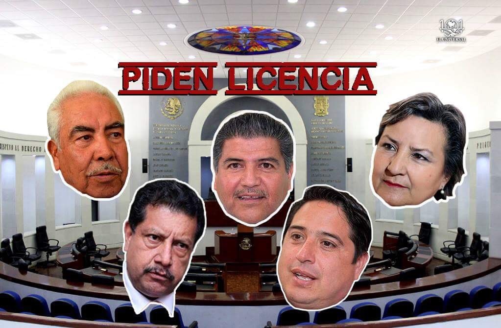 Congreso aprueba licencia para cinco diputados más