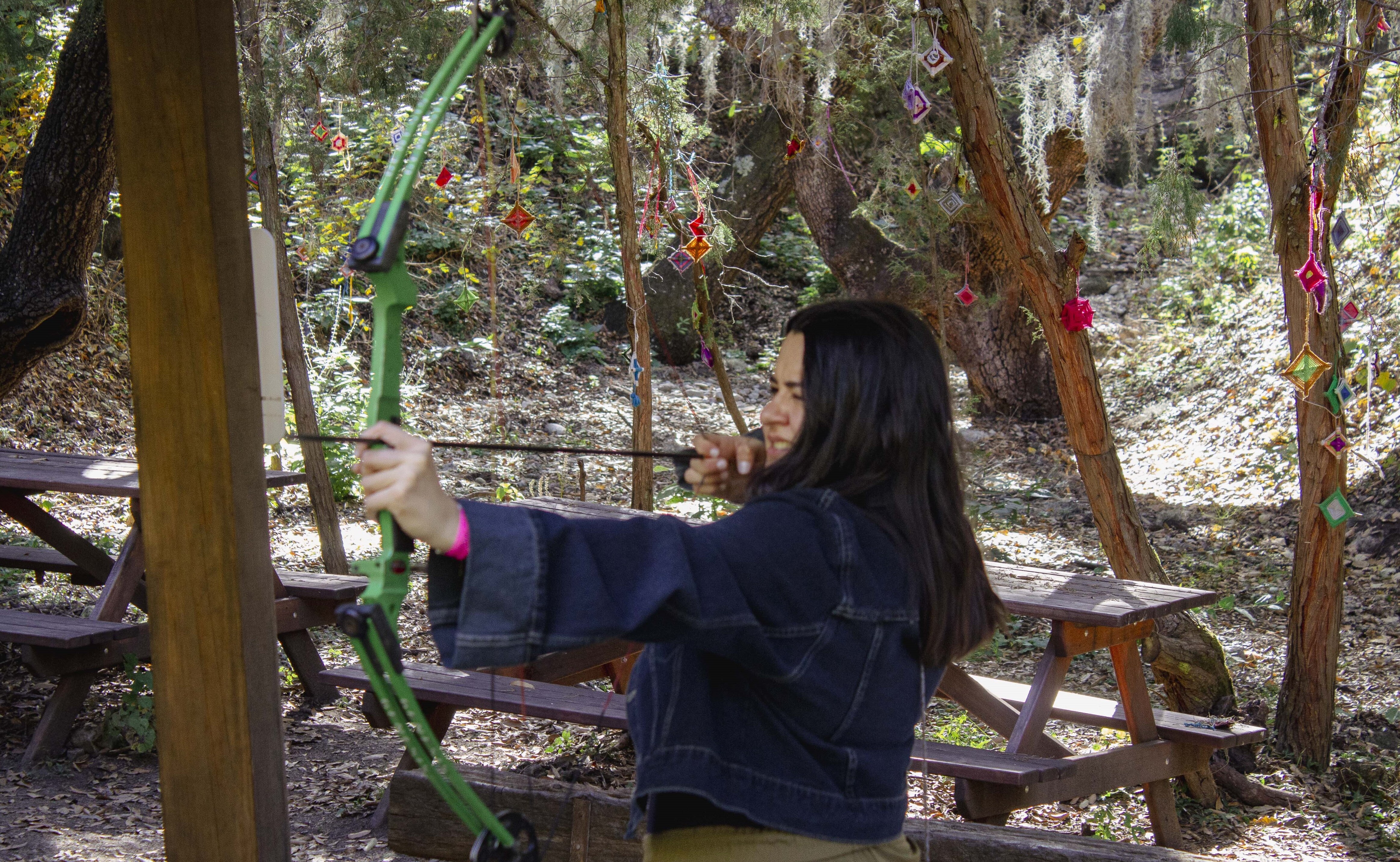 Tiro con Arco en Cráter Encantado. Foto: craterencantado.com