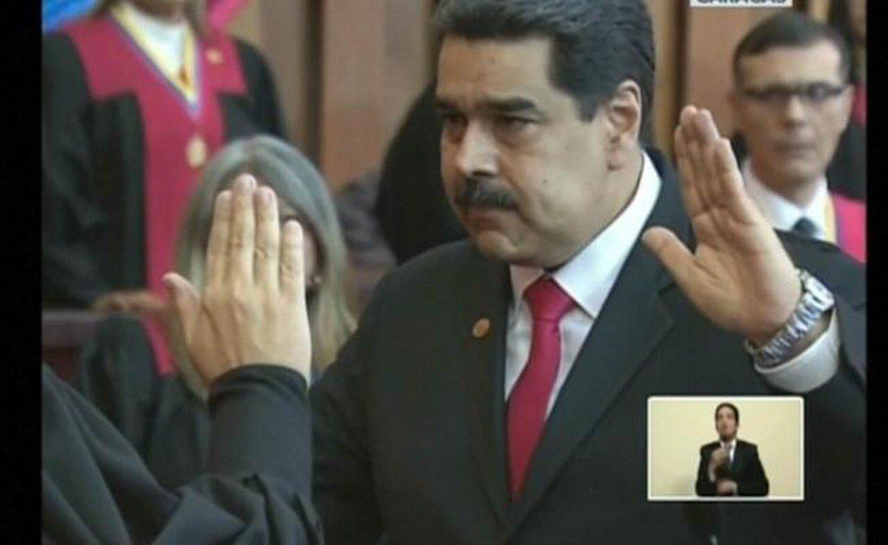Maduro jura para segundo periodo; será presidente de Venezuela hasta ...