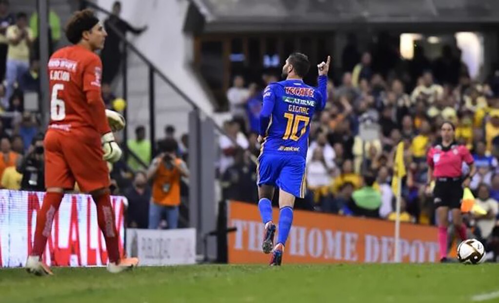 América cae ante Tigres en la ida de los cuartos de final