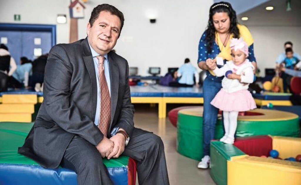 Entre las actividades del Teletón 2018 habrá una carrera, en la que los participantes saldrán de EU y acabarán en México, “los corredores entrarán sin un papel migratorio”, explica Alejandro Oseguera (CRISTOPHER ROGEL BLANQUET. EL UNIVERSAL)