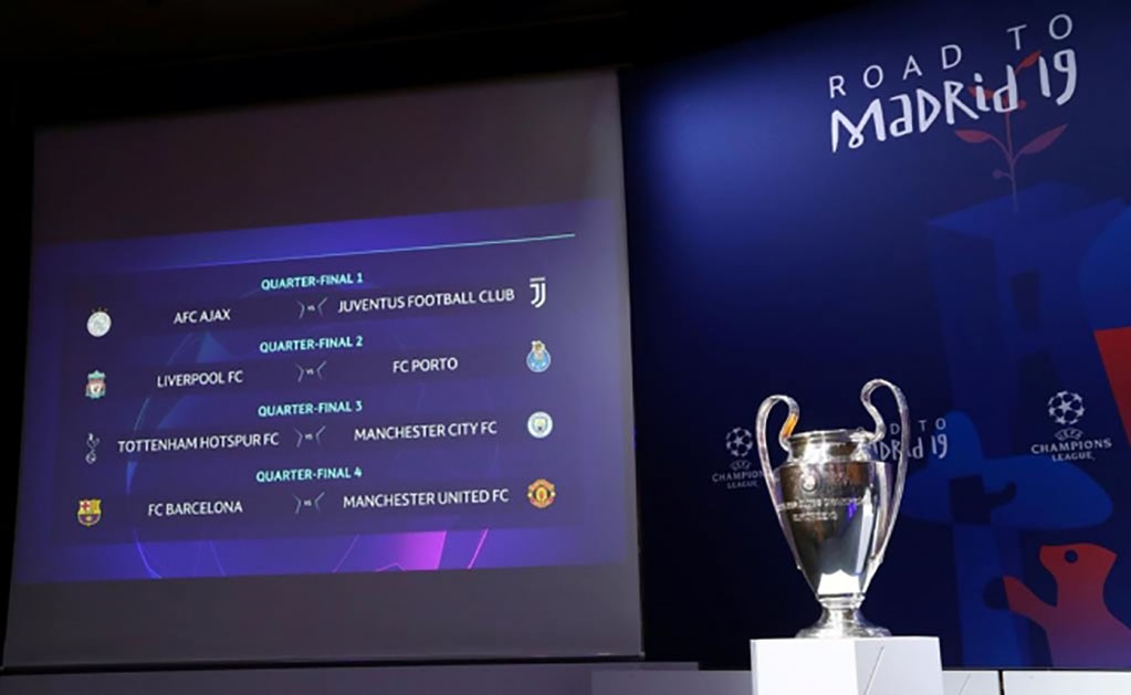 Así quedaron los cuartos de final de la Champions League