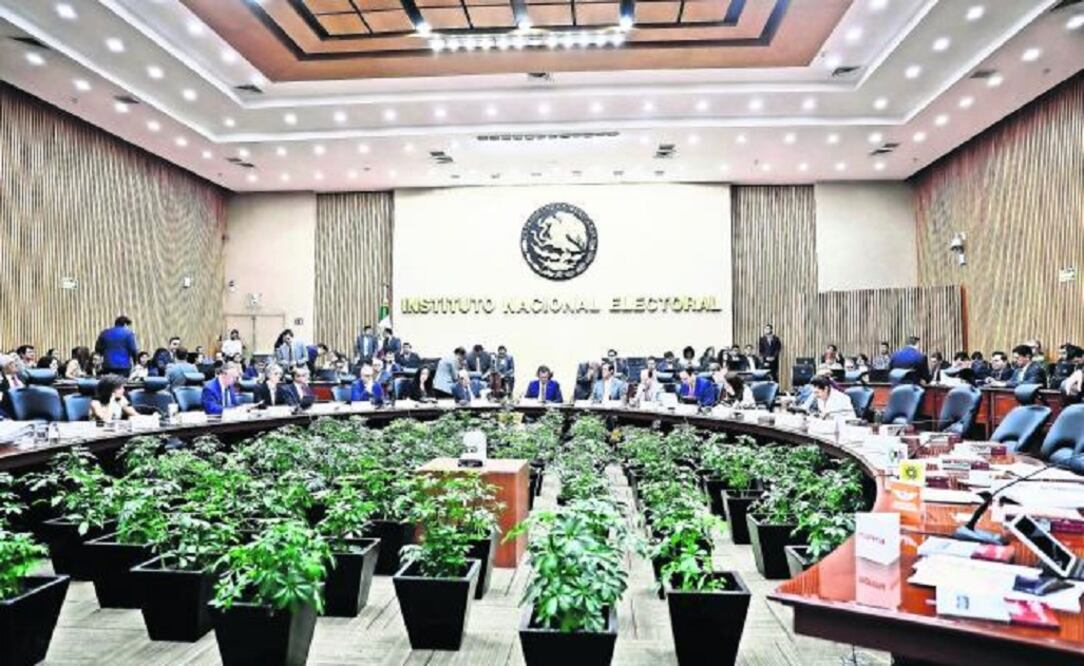 Pleno del Instituto Nacional Electoral. Foto: Archivo
