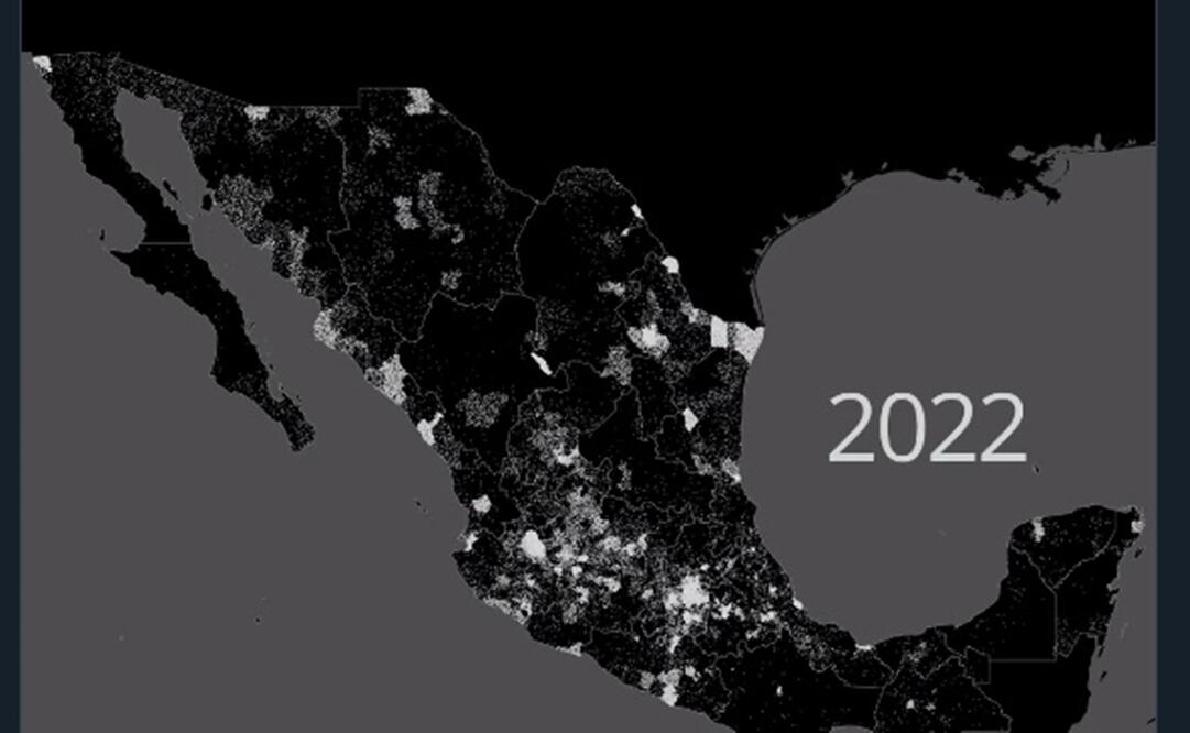 Animación. Así se ven, por años y en mapa, los cien mil desaparecidos de México. Foto: Twitter @quitoelab