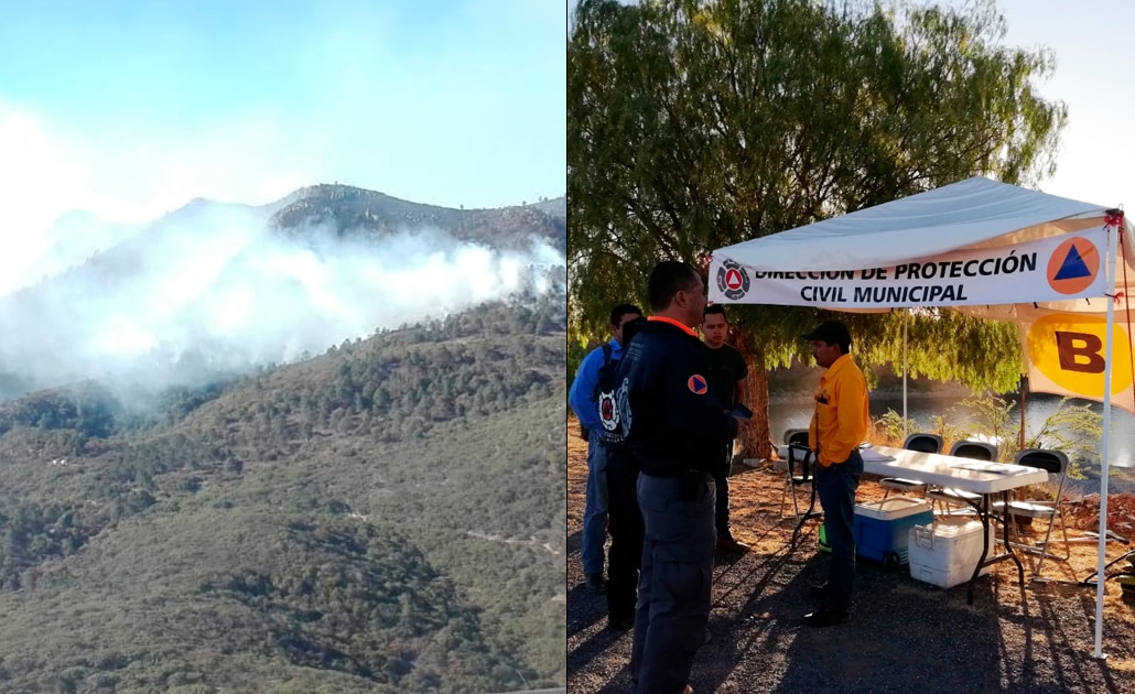 Protección Civil municipal se suma a combate de incendios forestales