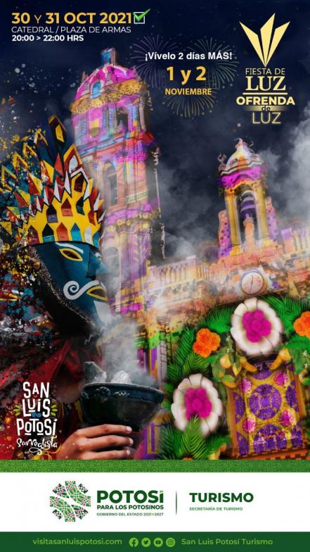 Extienden “Fiesta de Luz” hasta el 2 de noviembre
