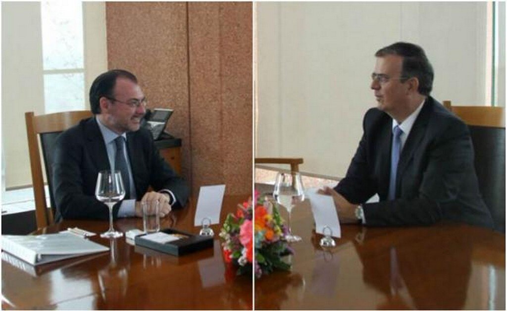  Cancela SRE mensaje de Videgaray y Ebrard