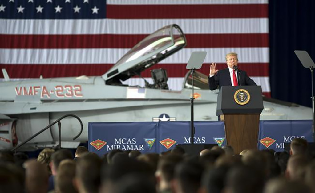 Trump quiere crear un nuevo cuerpo militar llamado "Fuerzas Espaciales"