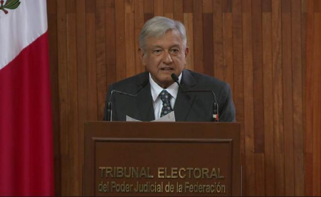  Palabras de AMLO en la entrega de su constancia como Presidente electo