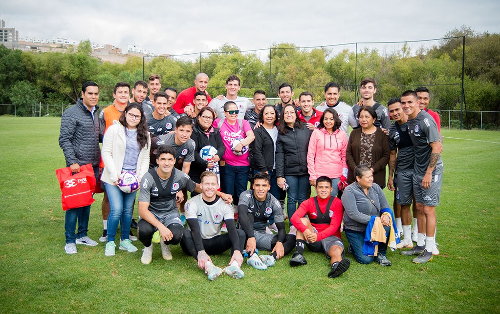 Previo a su viaje a León, Atlético de San Luis recibe visitas especiales 