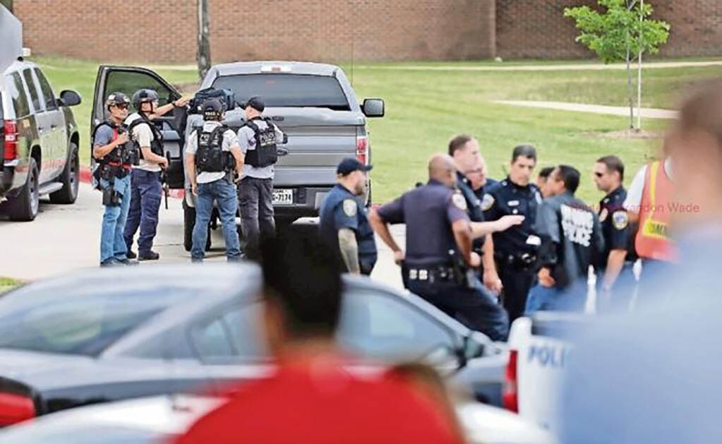 Las autoridades de McAllen, Texas, informaron que no hubo disparos al interior de la Plaza Mall, donde ayer fue frustrado un intento de robo. Foto: Especial