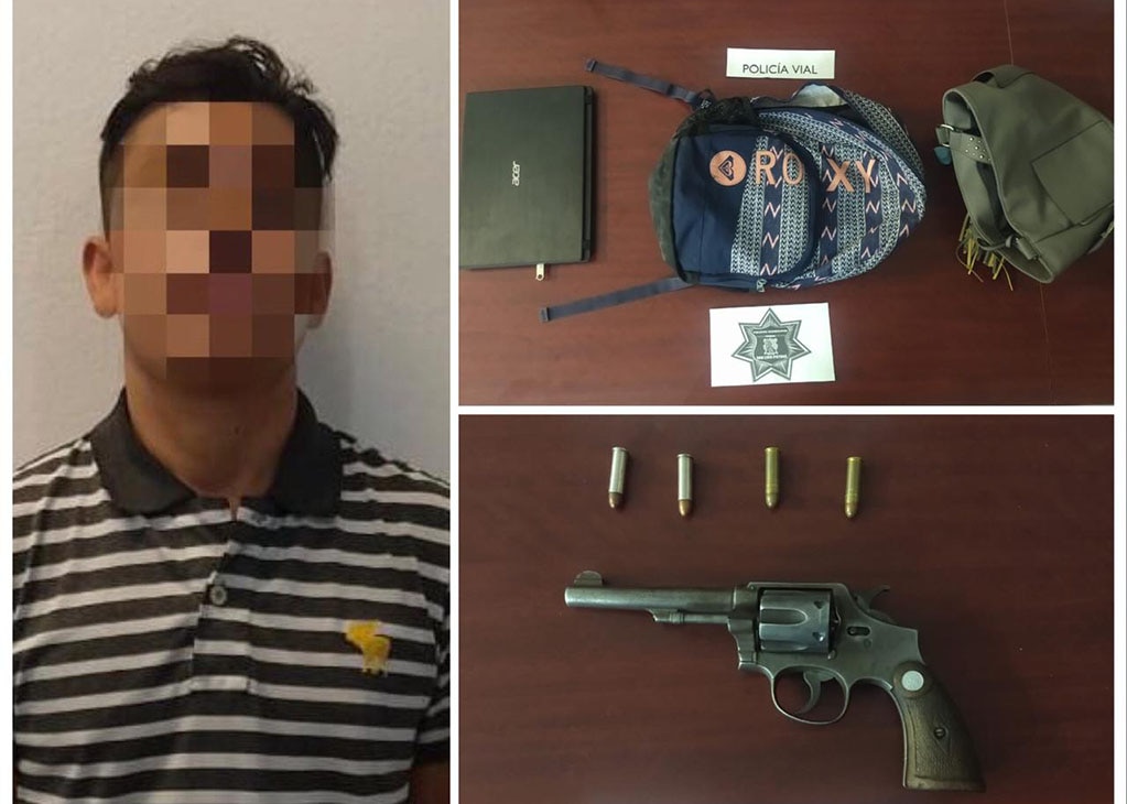 Aseguran a hombre por robo en agencia de viajes