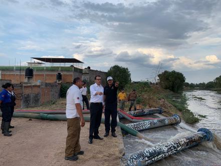 Ayuntamiento de SLP atiende a colonias afectadas por lluvias