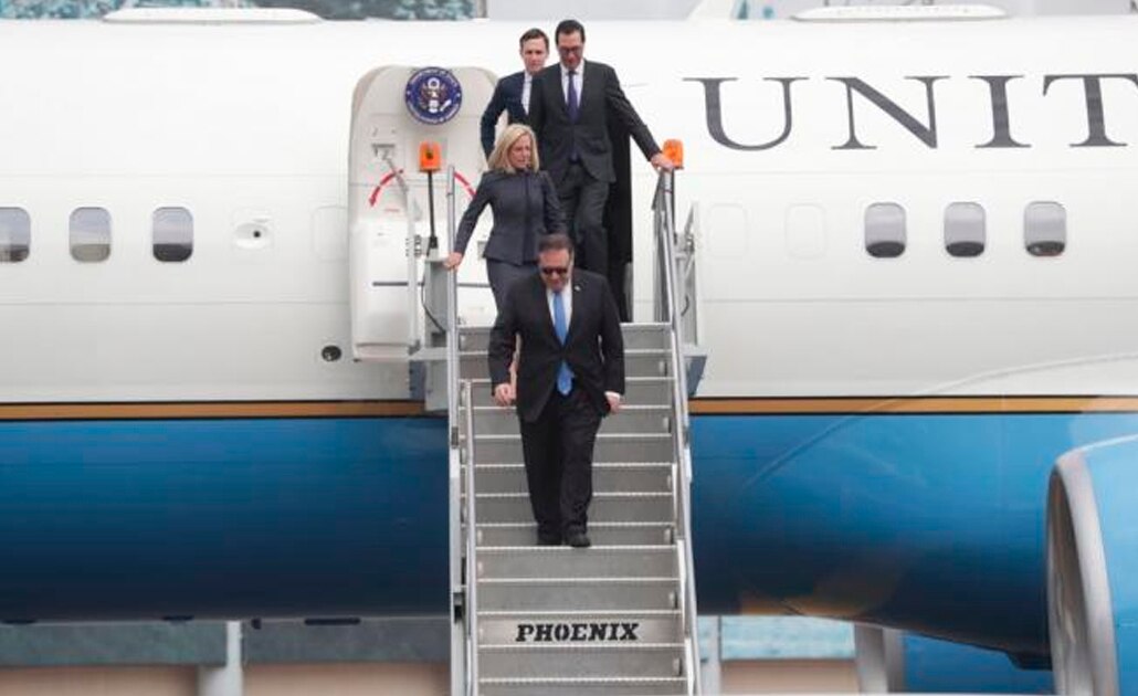 Mike Pompeo llega a CDMX para reuniones con Peña Nieto y AMLO
