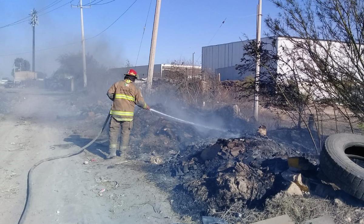 Advierte Protección Civil de Soledad sobre riesgo de incendios en lotes baldíos por altas temperaturas
