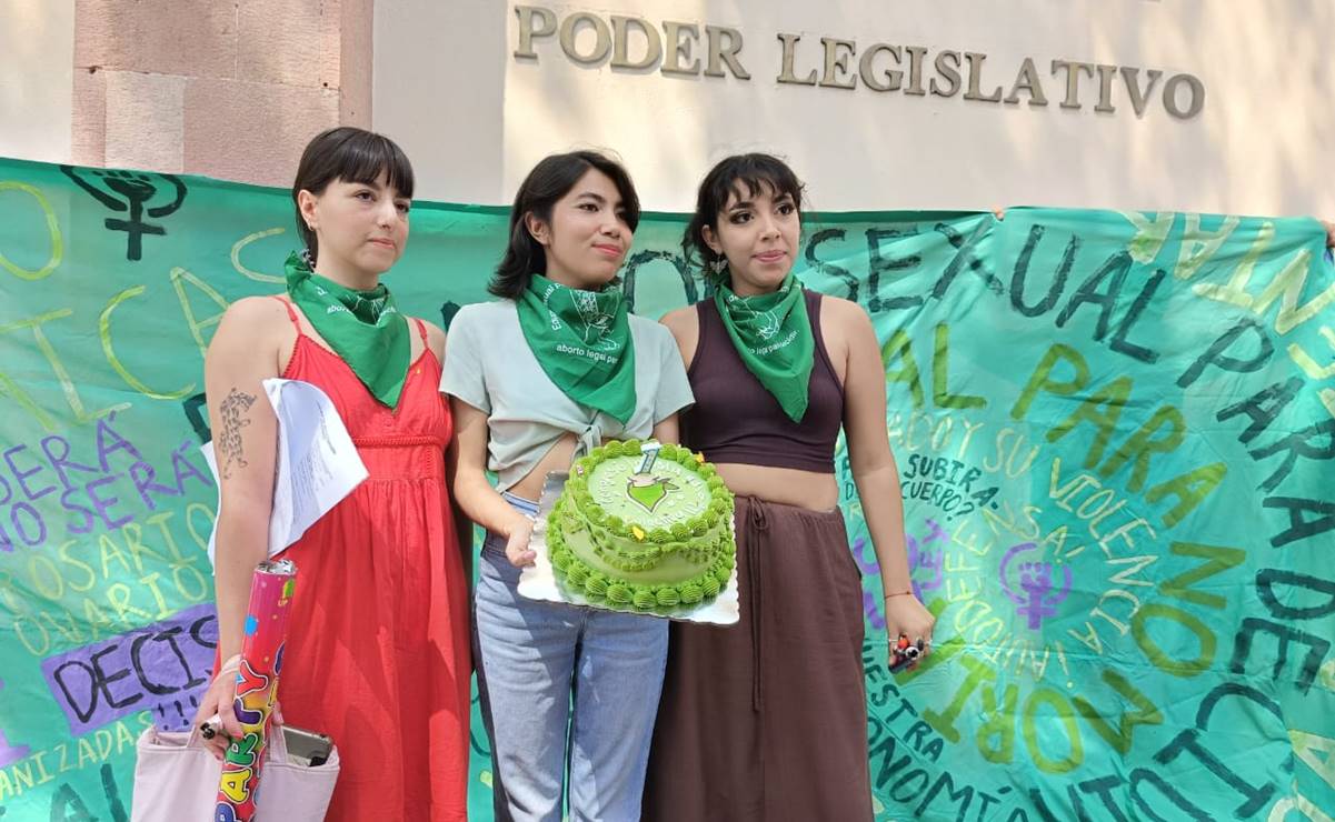 Colectivas luchan por un cambio legal que permita a todas las personas gestantes potosinas acceder a un aborto seguro. Foto: Jazmín Ramírez EL UNIVERSAL