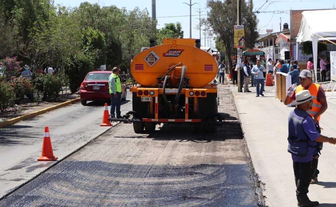 Inicia rehabilitación de la avenida Salk en la capital de SLP. Foto: Sergio Marín