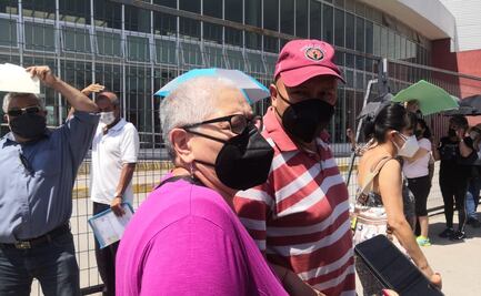 La esperanza es más fuerte que los rayos de sol; así se vive vacunación en capital de SLP