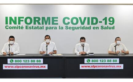 San Luis Potosí registra 154 contagios de Covid-19 en las últimas 24 horas