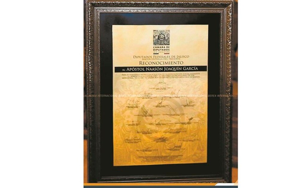 Así es el reconocimiento de diputados al “apóstol” de La Luz del Mundo