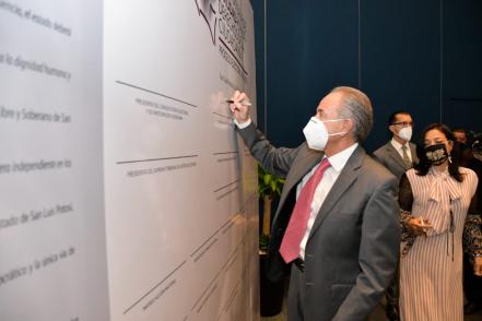 Firman actores políticos de SLP “Pacto de Civilidad” de cara a elecciones de 2021