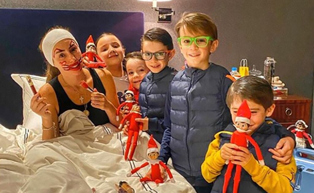 Inés Gómez Mont y sus hijos: Foto: Instagram
