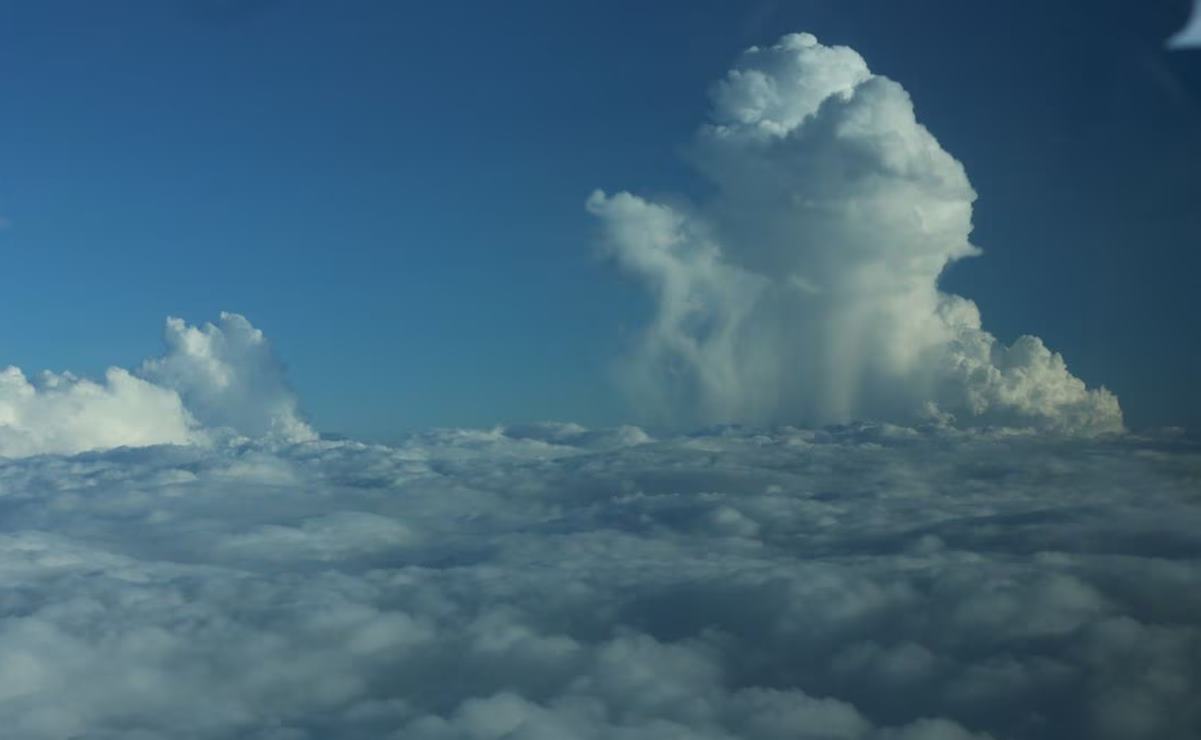 Por falta de lluvias, evalúan extender programa de bombardeo de nubes en la zona metropolitana de SLP. Foto: Especial