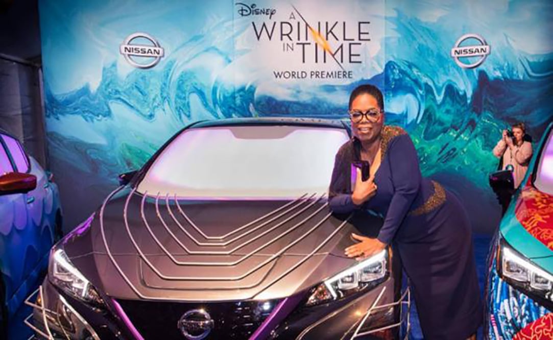 Oprah Winfrey habló poco antes del estreno de "Un viaje en el tiempo" Foto:AP