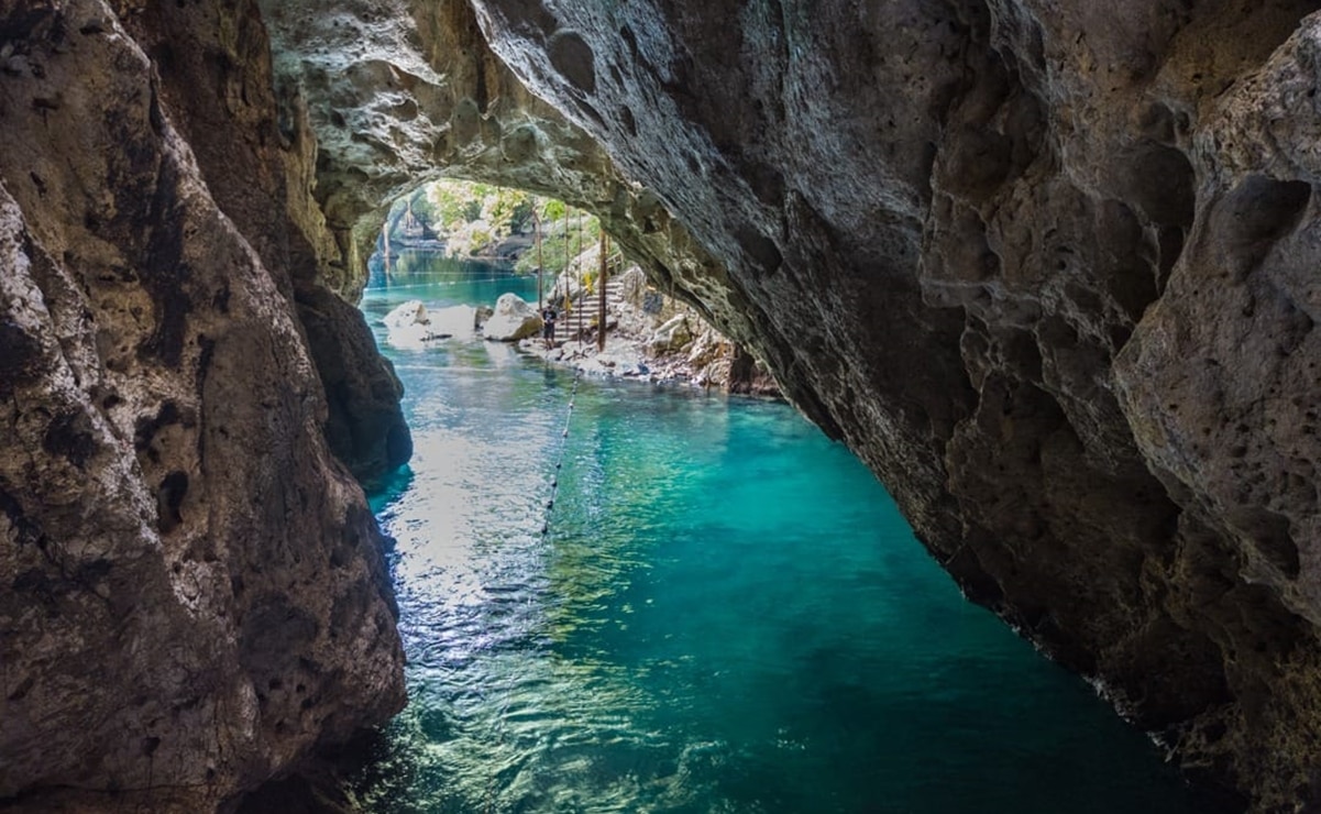 Río subterráneo en San Luis Potosí. Cómo llegar a este misterioso lugar de la Huasteca
