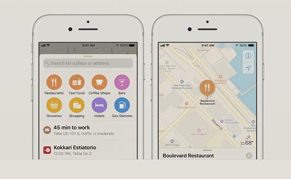 Recorre los aeropuertos desde Apple Maps