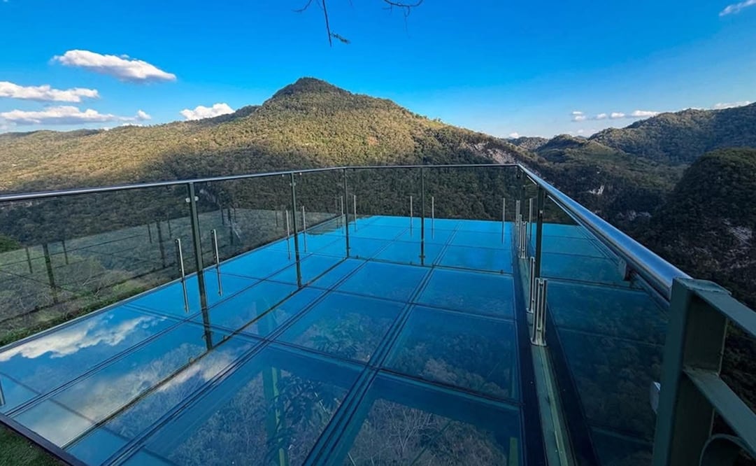 El mirador de cristal se suma a los atractivos turísticos de Xilitla. Foto: Especial