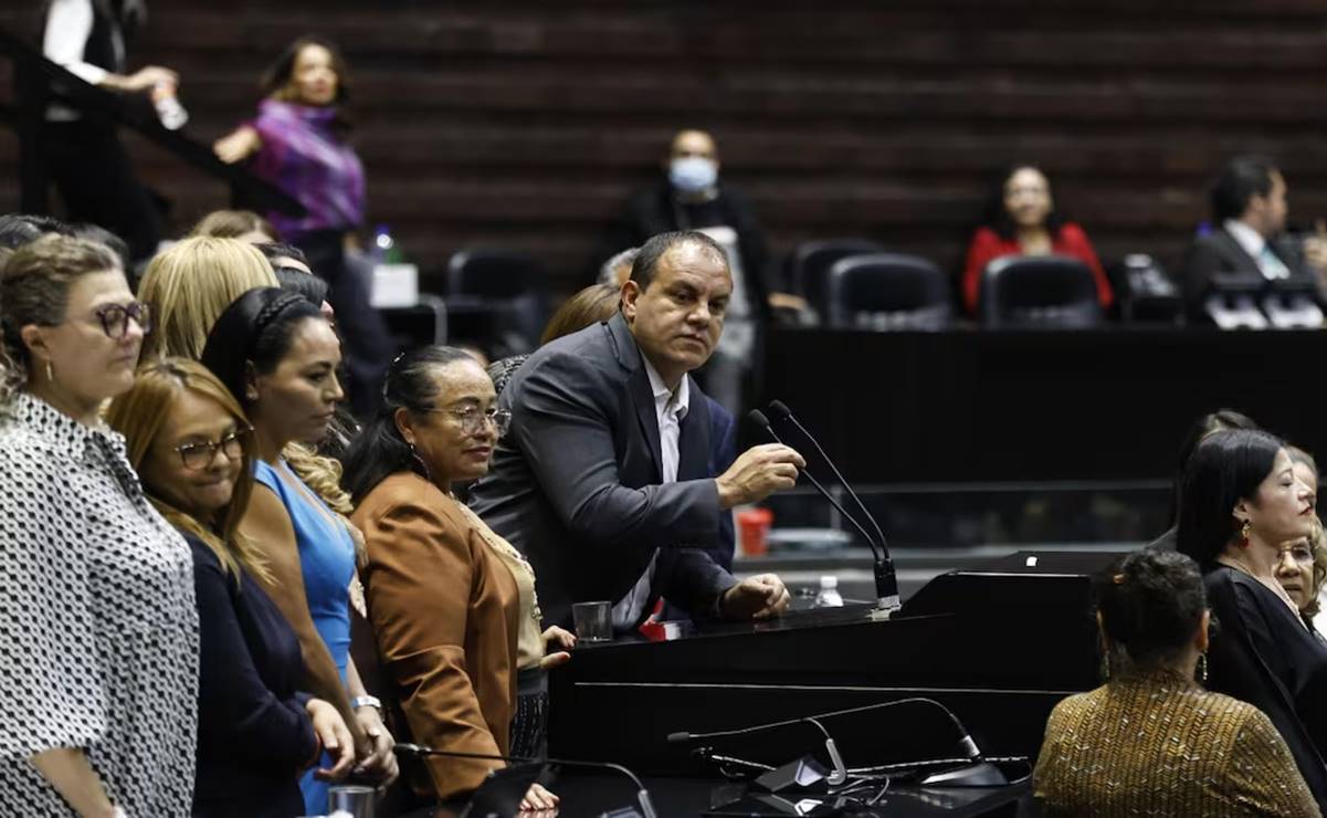 Sesión de la Cámara de Diputados para votar el desafuero de Cuauhtémoc Blanco. Foto: Diego Simón / EL UNIVERSAL