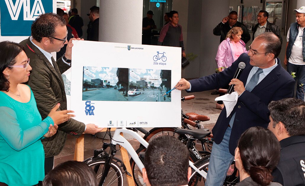 Invertirán más de 20 mdp para habilitar 20 kilómetros de ciclovías en SLP