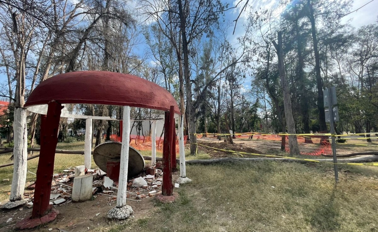 FOTOS: Zanjas y obras paradas, así luce el Parque de Morales en su lento proceso de rehabilitación