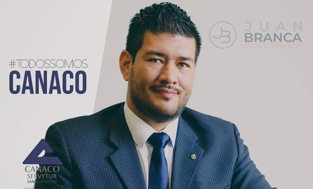 Juan Branca nuevo dirigente de la Canaco en SLP
