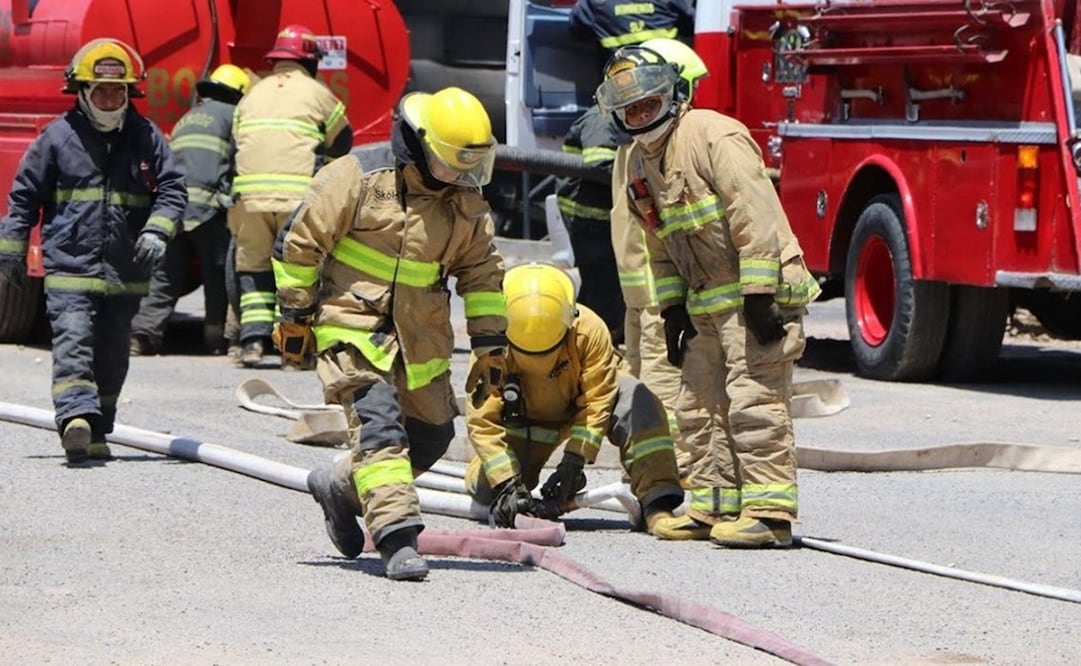 Bomberos metropolitanos de SLP requieren mayor financiamiento. Foto: Especial