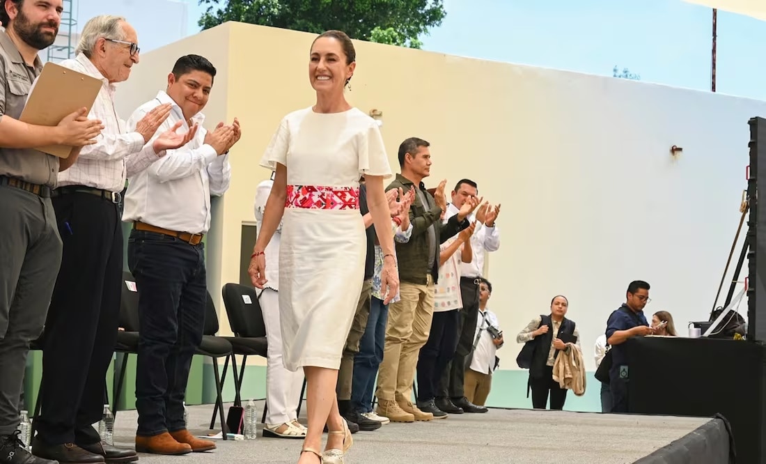 Claudia Sheinbaum en SLP. Foto: Presidencia