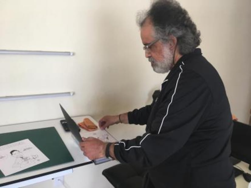 Rafa de Loera Silva, un caricaturista potosino que hace frente a la pandemia con su arte