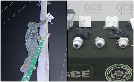 Desmantelan red de cámaras ilegales de grupo criminal en SLP; vigilaban a la Guardia Civil y al Ejército   