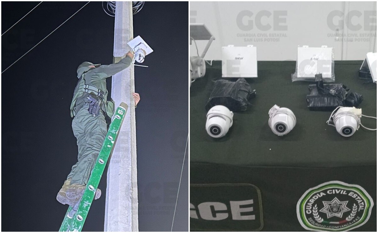 Desmantelan red de cámaras ilegales de grupo criminal en SLP; vigilaban a la Guardia Civil y al Ejército