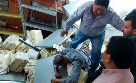 Tras accidente en archivo de la FGESLP, trabajador es dado de alta 