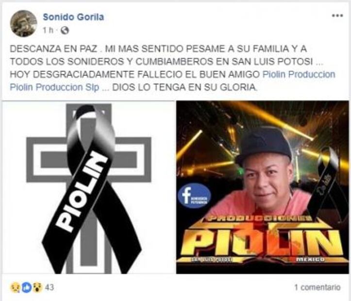 Investigan asesinato del promotor “Piolín”