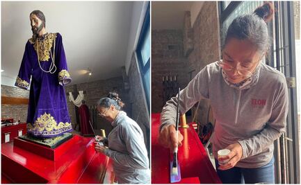 Restaurando la fe, el legado de siglos que preserva las imágenes de Semana Santa en SLP