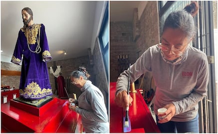 Restaurando la fe, el legado de siglos que preserva las imágenes de Semana Santa en SLP