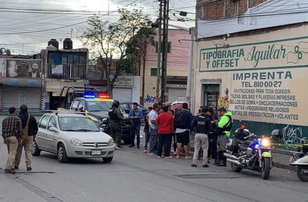 Balean a mujer en el barrio Tlaxcala de la capital potosina; hay dos detenidos. Foto: Especial