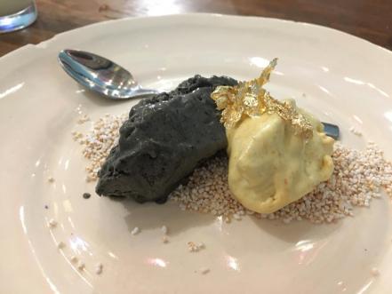 Oro y plata comestibles en un platillo, más que una cena es toda una experiencia en SLP