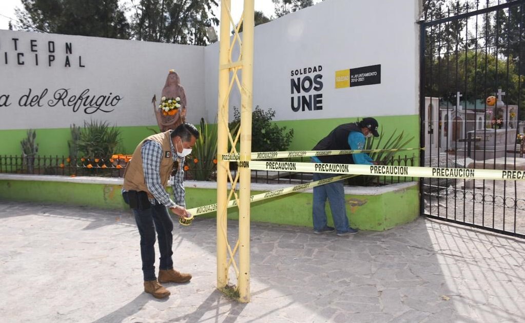 Cierran panteones municipales de Soledad hasta nuevo aviso