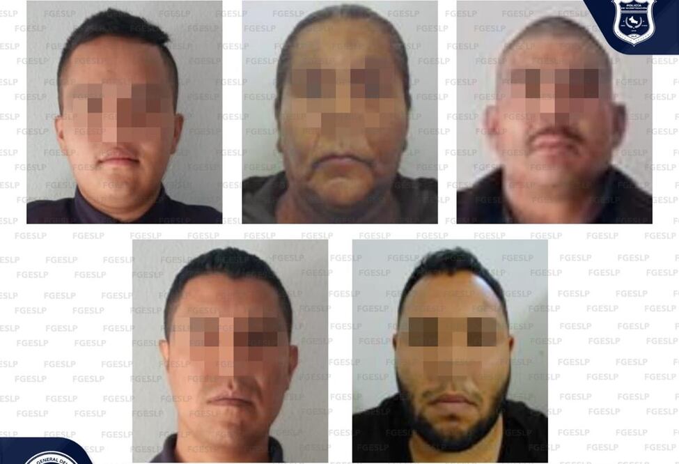 Dan prisión preventiva a policías municipales señalados por desaparición forzada en Villa de Arista. Foto: Fiscalía de SLP